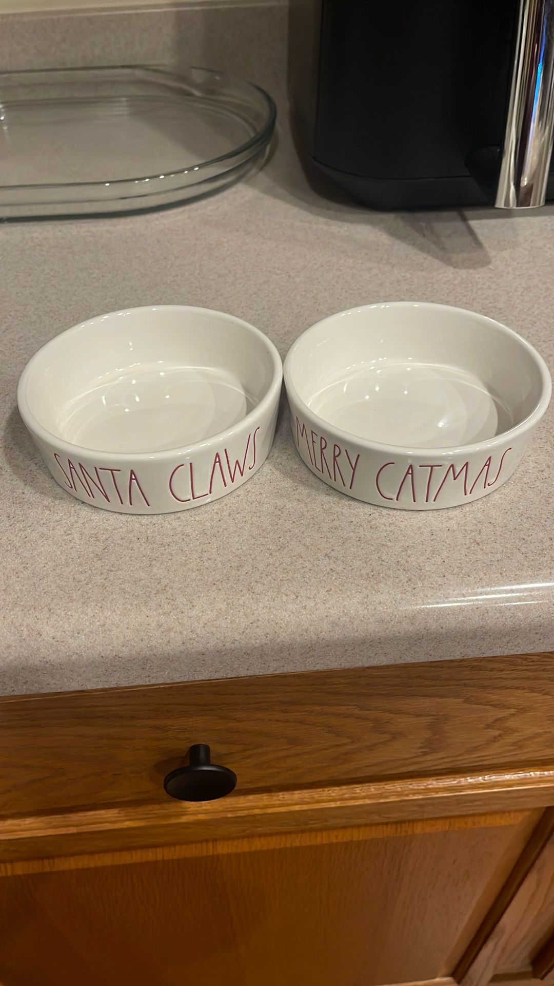 Rae Dunn Christmas Cat Bowls, 2