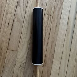 Black Rolling Pin with Wooden Handles