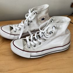 White Converse High Top All-Star Chucks, Unisex