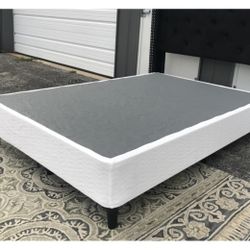 Inch Free Standing Smart Box Spring / Mattress Foundation / With 9 Support Legs / Strong Steel Structure / Easy Assembly Required Queen Size 