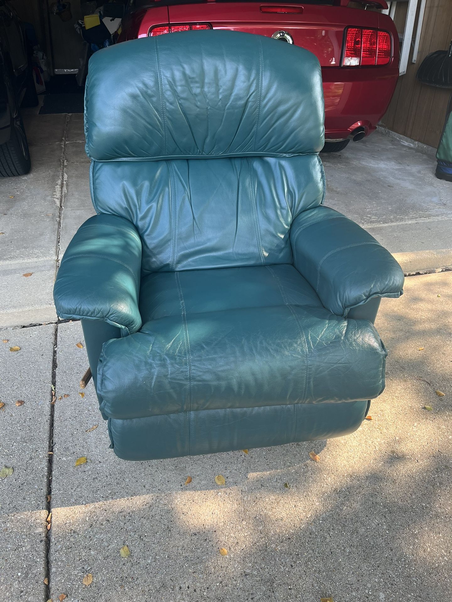 Lazboy Lazyboy Rocker Recliner Leather Chair