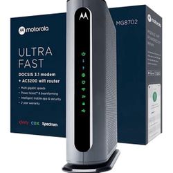 Ultra-Fast Motorola Modem+Router Combo