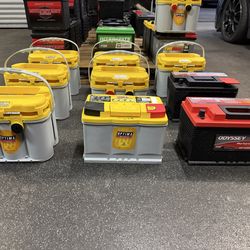 Odyssey or Optima batteries Yellow Top Battery D34/78 Versatile Dual Purpose Deep Cycle AGM Car Truck Battery. Bateria Para Carro Camioneta  PRICE IS 