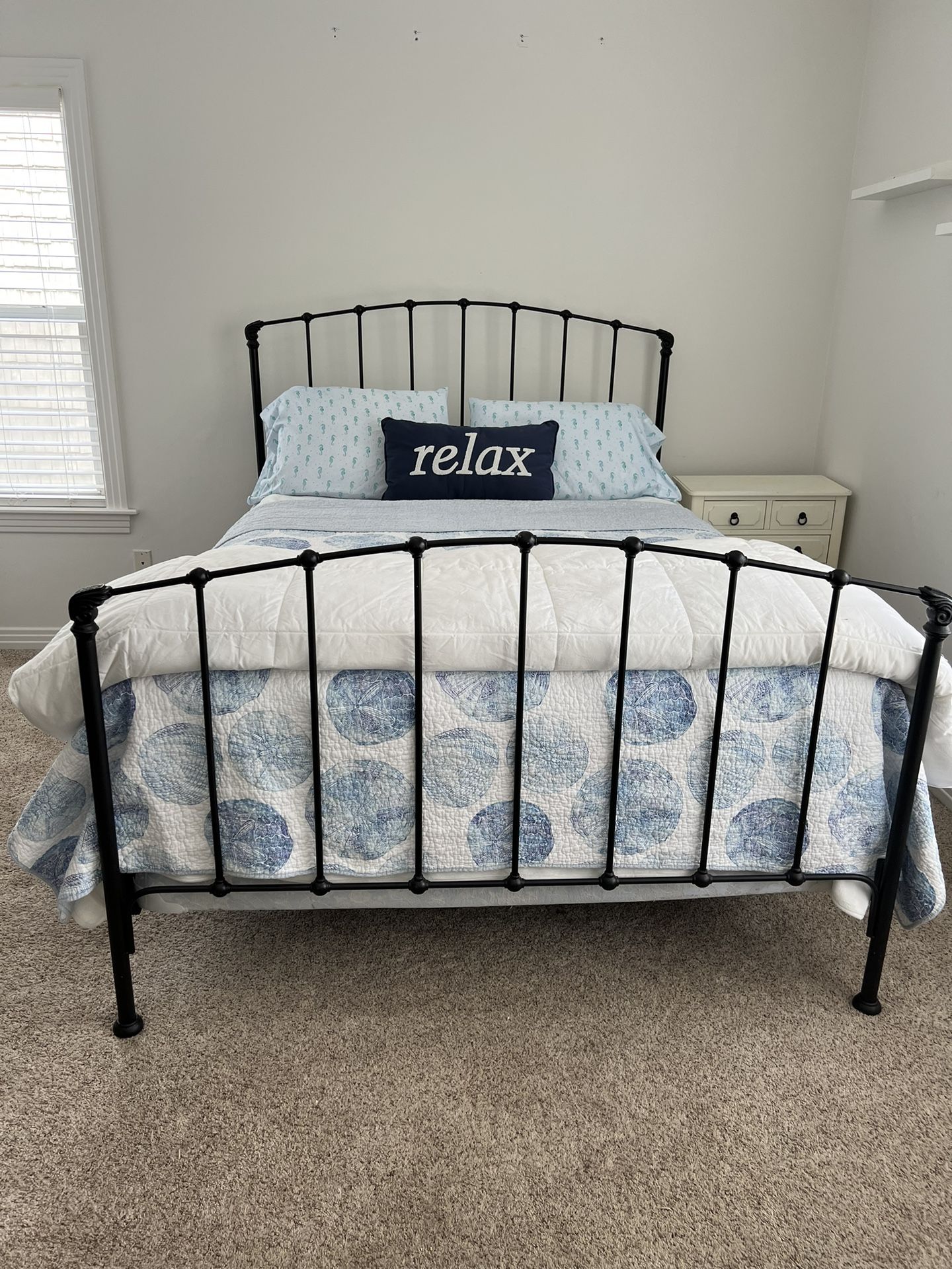 Arhaus Queen wrought Iron Bed for Sale in Virginia Beach, VA OfferUp