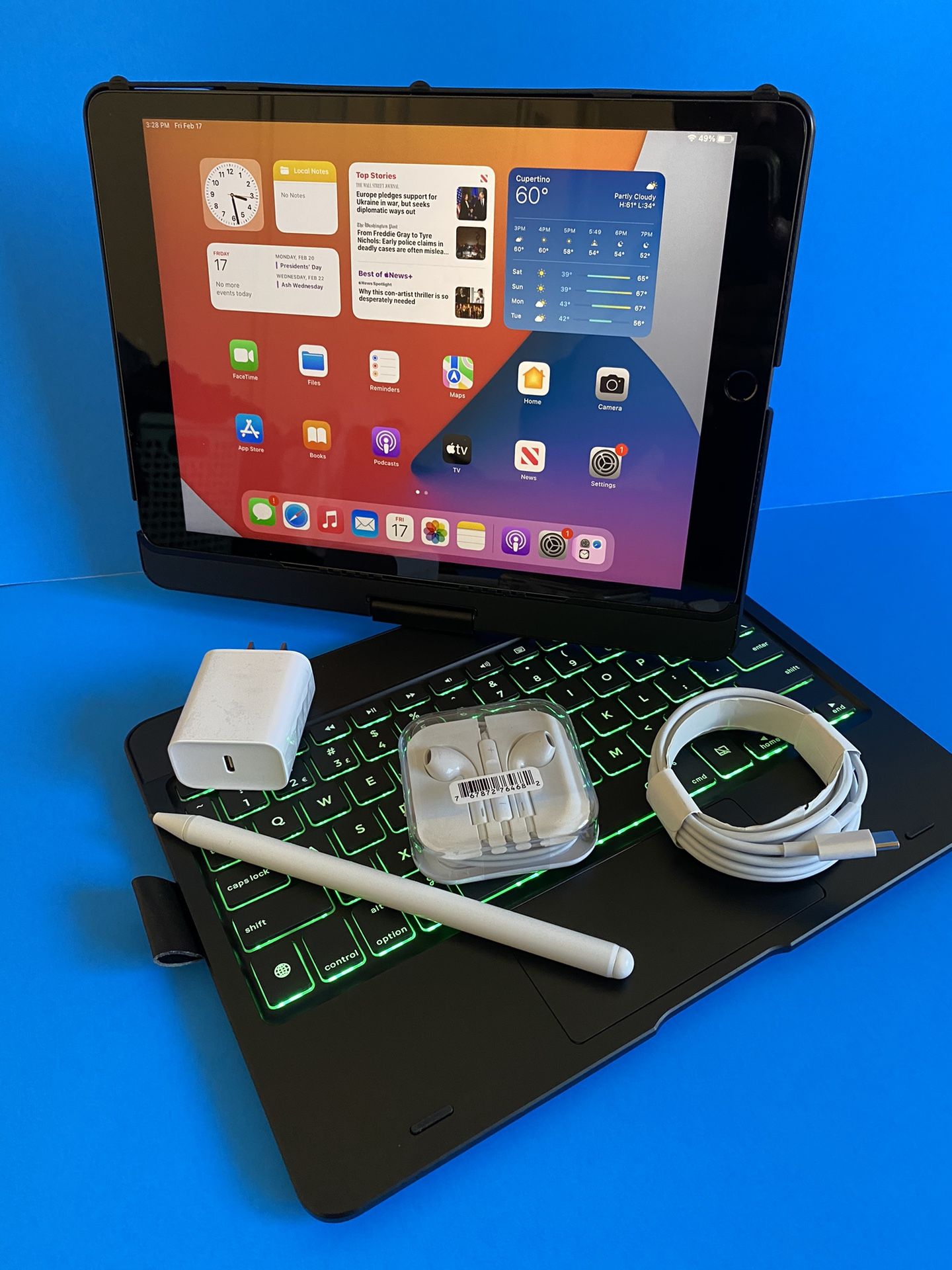 Apple ipad 9th Generation (10.2” Retina/ 2021 Model) 64GB WiFi + 