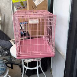 Pink Dog Crate