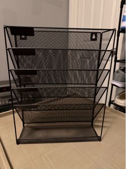 Five tier file holder