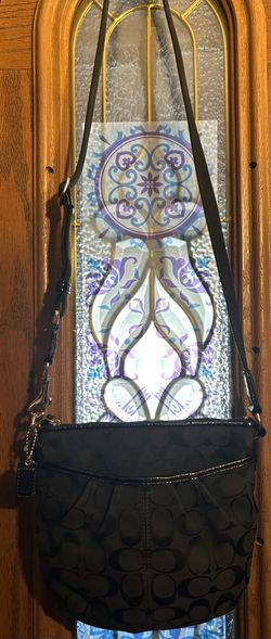 VINTAGE COACH SIGNATURE “C” PLEATED SWINGPACK CROSSBODY BAG