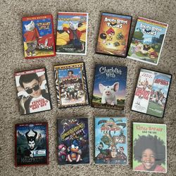 Children And Adult Movies DVD Disney Crime Blu Ray Disc Comedy Mystery Nonfiction Fiction Cartoon 