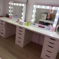 Double Vanity Set Up (mirrors Not Included)