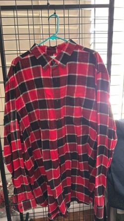 Checkered button up