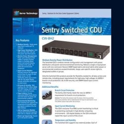 Server Tech Sentry Switched Cabinet Power Distribution Unit PDU