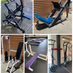 Gym Equipment, Olympic Weight Bench, Chest & Smith Machines, Home Leg Press, Dumbbell Rack Power Squat Curl Extension 