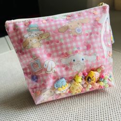 Sanrio pouches with movable beads