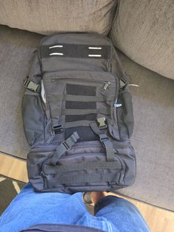 Tactical bag with detachable lunch bag