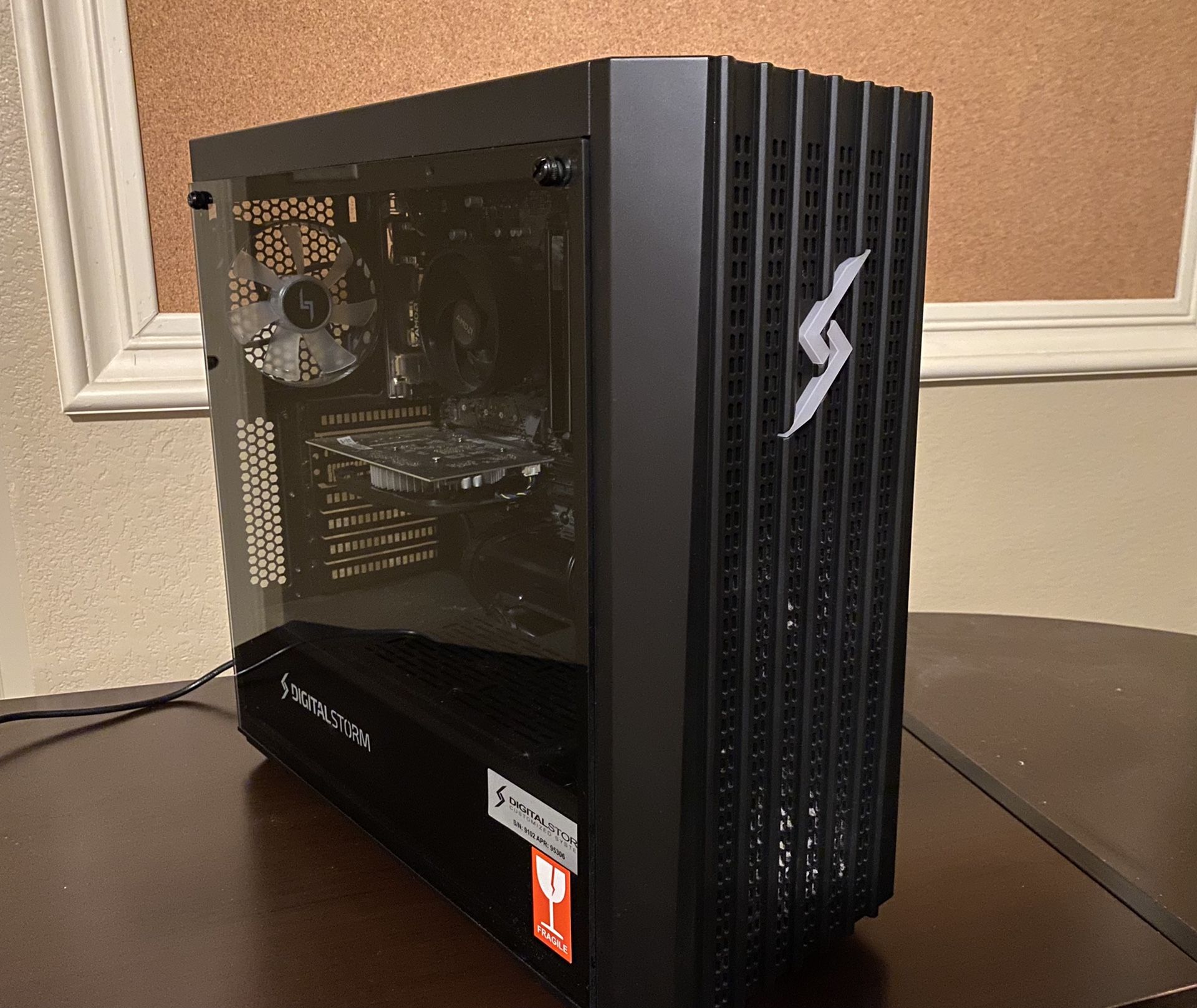 Digital Storm Lynx Gaming PC, Lev. 2, AMD Ryzen 5 2600, GeForce GTX 1050 TI 4GB (Price is Negotiable)