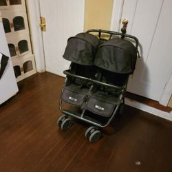 Zoe Twin XL2 Double Stroller -Black.