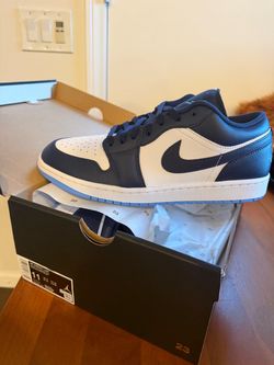 Air Jordan 1 Low Midnight Navy / University Blue — Men’s Size 11 — Brand New in Box (553558-404)