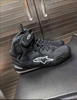 Alpinestars Faster 3 Ride knit Mens motorcycle boots 9.5 US