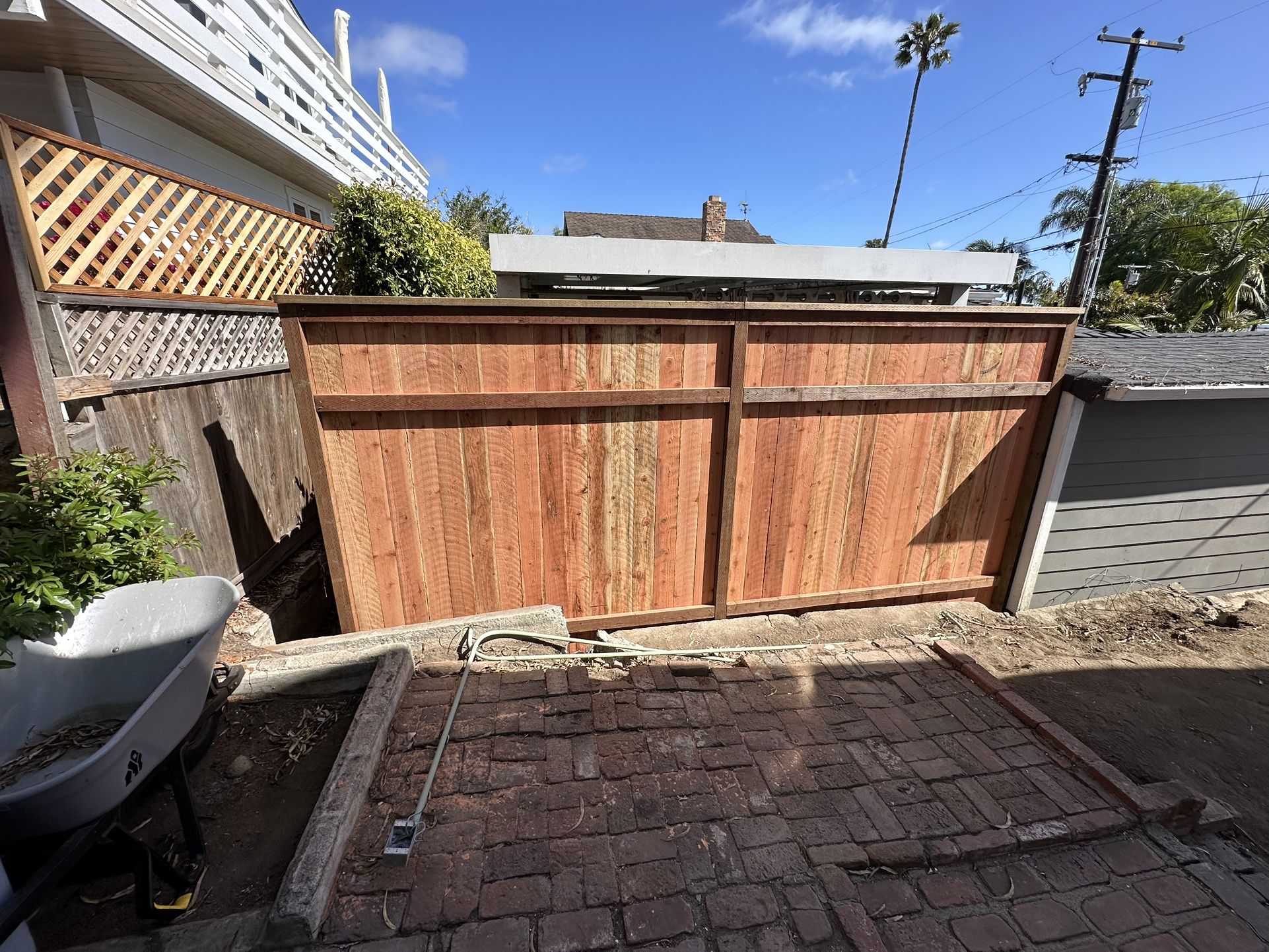 Fence Redwood Cap And Face Style