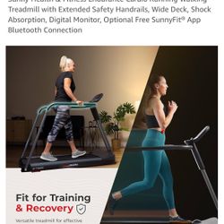 Sunny Health & Fitness Endurance Cardio Running Walking Treadmill 