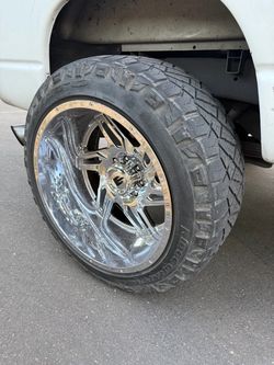 24” American Truxx Wheels with Nitto Ridge Grappler Tires