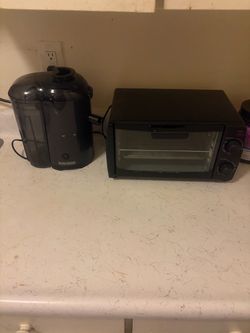 Small Oven an juice maker