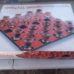 Shot Glass Checkers Game- Great For Parties