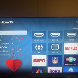 TV- 70” Onn 4k UHD Roku Smart Tv