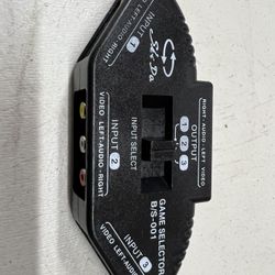 Analog 3 In/1 Out, Selector Switch Game Selector B/S-001