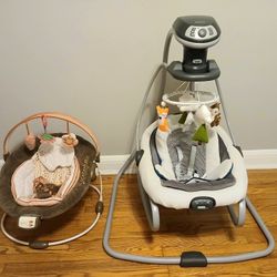 Graco Duet Swing And Rocker Comfort And Harmony Soothing Vibrations Bouncer for Sale in Charleston WV OfferUp