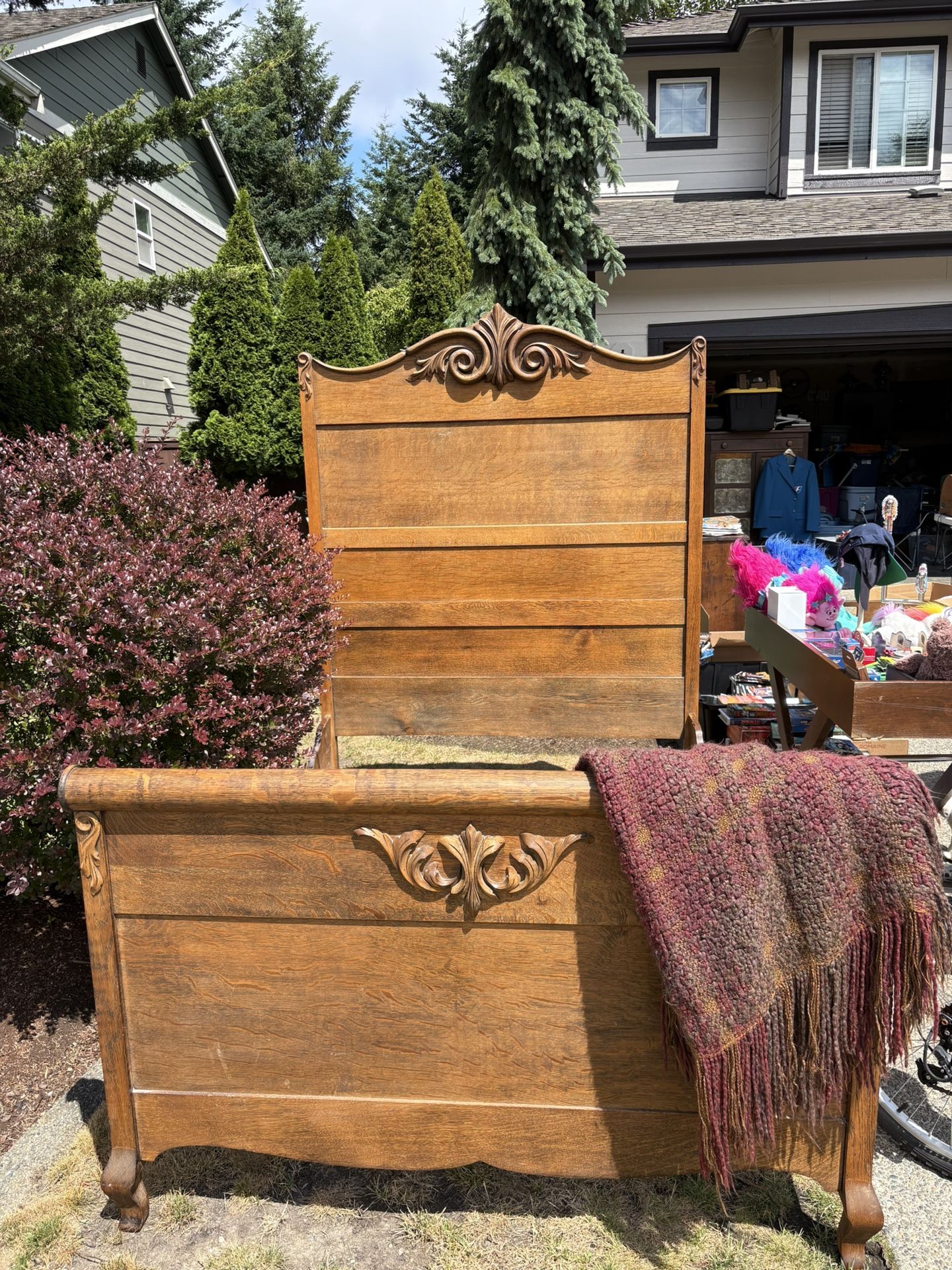 Solid Wood Bed Frame