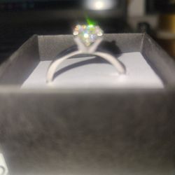 1 Ctw 4 Prong Moissanite  S925 Ring
