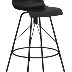 Swivel Plastic Bar Stools Set of 4 