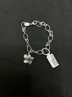 James Avery Sterling Silver bracelets with “Forever” Love Charm