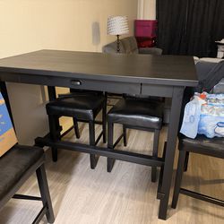 Black ikea dining table