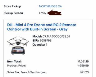 DJI - Mini 4 Pro Drone and RC 2 Remote Control with Built-in Screen