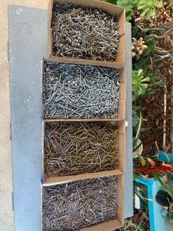 Nails screws, nuts, and bolts