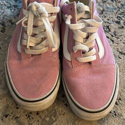 Pink Suede Vans 