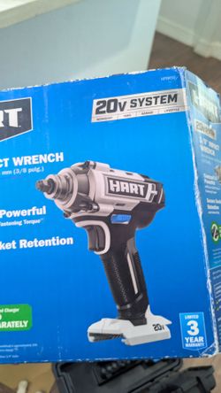 3/8 hart new just the tool no battery or charger.  $40 firm no bazeria ho cargador.$40