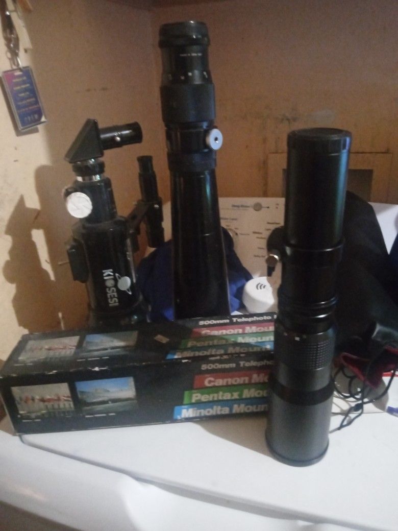 3 Camera Telephoto Pentax New