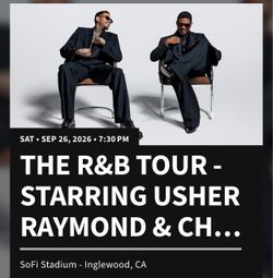 Usher/chris brown concert