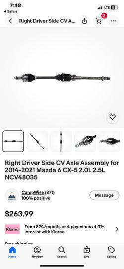 CV axle Shaft brand new (driver side)