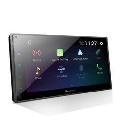 Pioneer DMH-W2770NEX Digital Multimedia Receiver With Wireless Apple CarPlay and Android Auto, 6.8" Capacitive Touchscreen, Double-DIN, Built-In Bluet