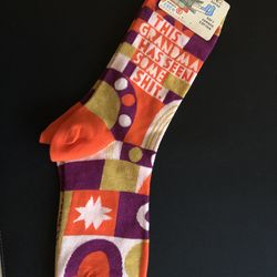 Funny Blue Q Socks Women’s Crew “This Grandma Has Seen Some 💩 “ Soft Cotton Women’s Sz: 5-10