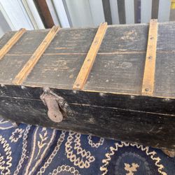 Vintage Wooden Trunk