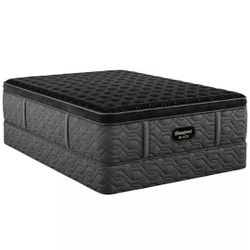 Brand New Mattress King Size Beautyrest Black Series Three Pillow Top Firm 