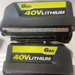 Ryobi 40v 6ah Battery