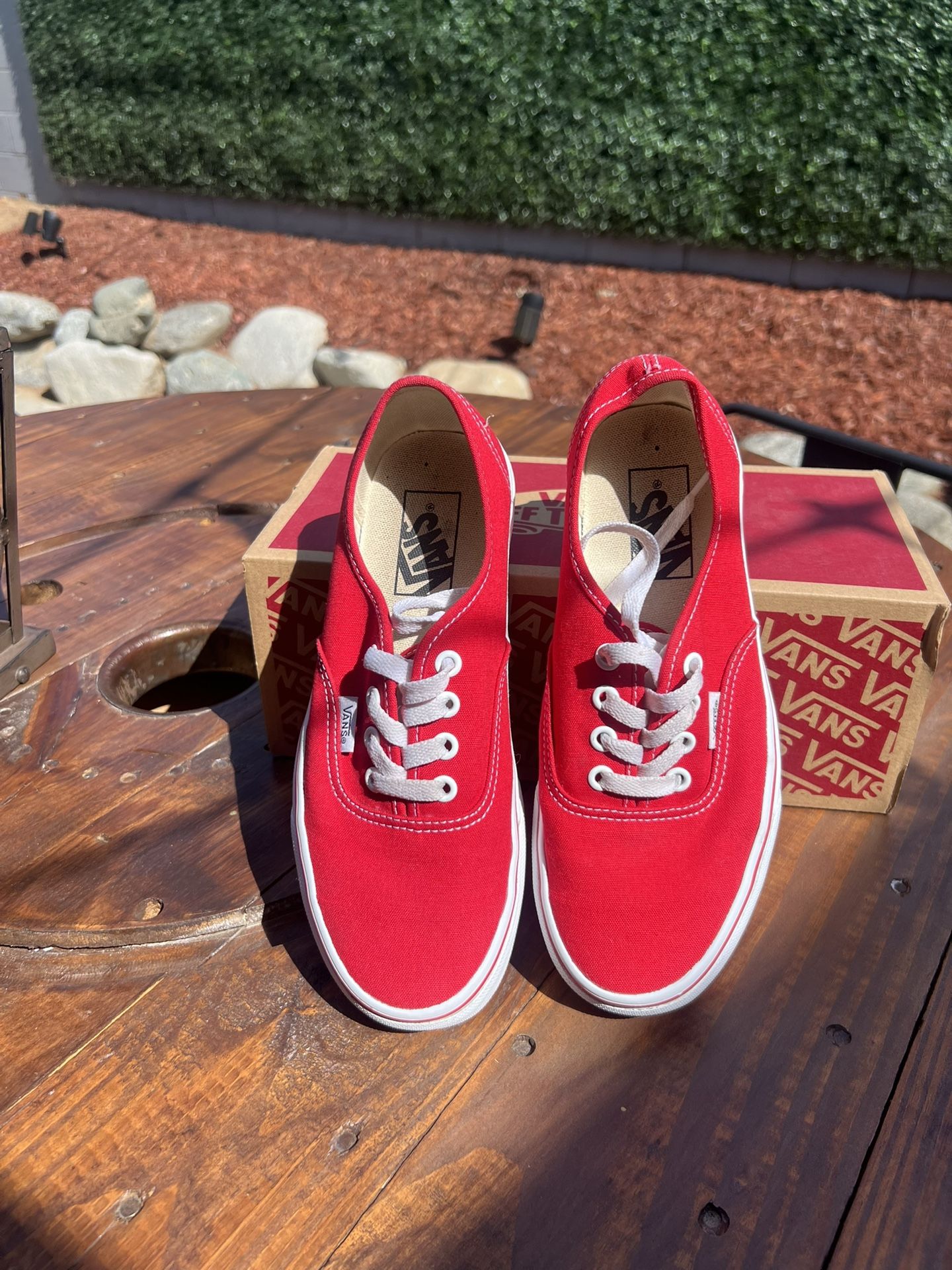 Red Vans 