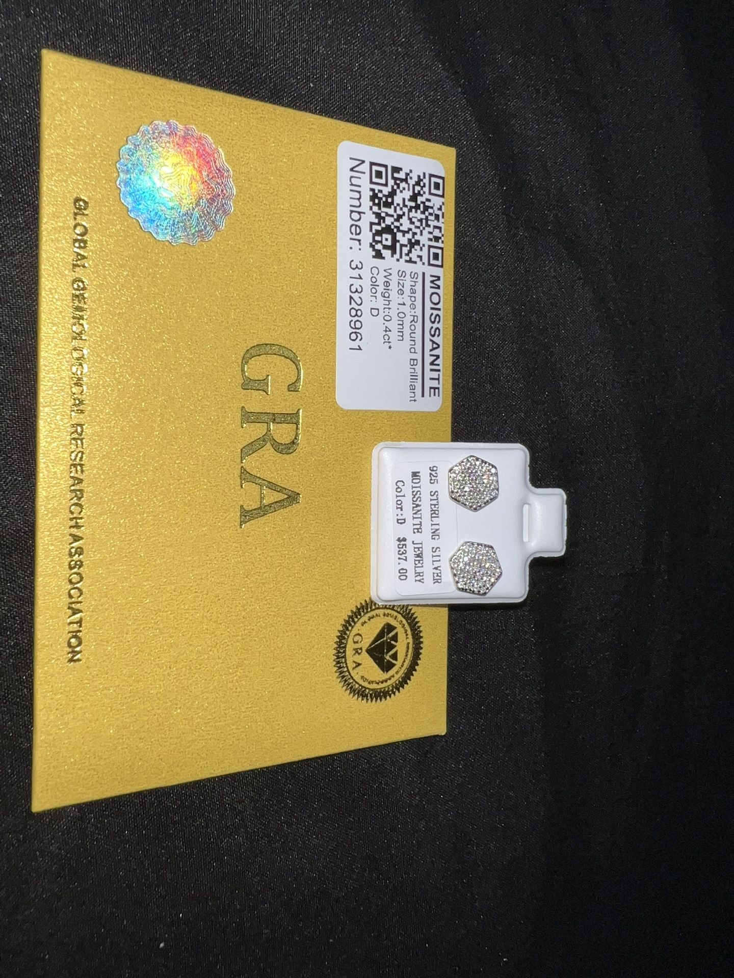 Moissanite Diamond Earrings